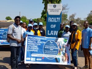 Peer Supporters at a sensitization rally