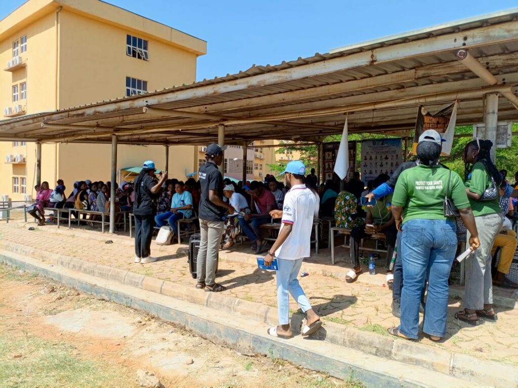 Peer Supporters in action at a rally