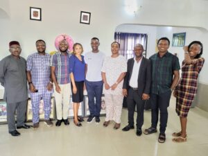 DIA YPE4AH visit to WFI Headquarter, Kuje Abuja