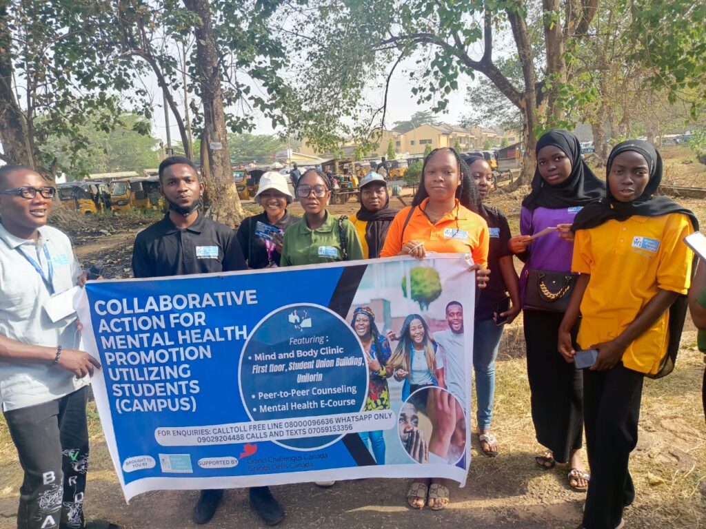 Peer Supporters during a sensitzation outreach