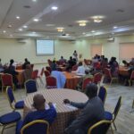 WFI-JICA Project Manager presenting the endline Report at Dissemination event