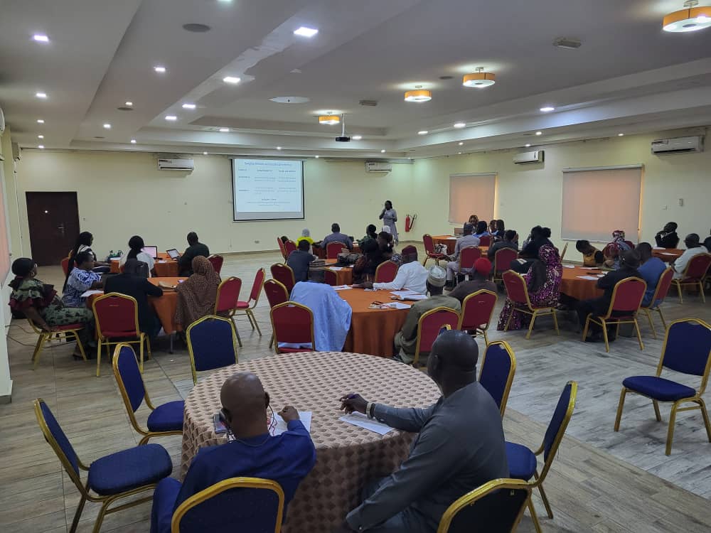 WFI-JICA Project Manager presenting the endline Report at Dissemination event